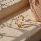 Curb Chain Ring – 4.45mm in solid gold, view 6