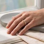 Bezel Lab-Grown Diamond Eternity Band – 2.2mm in solid gold, view 9