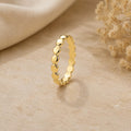 Gold Disc Stacking Band – 2.3mm in solid gold