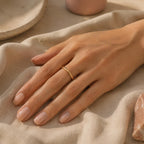 Curved Gold Wedding Band – 2mm Contour Ring in solid gold, view 9