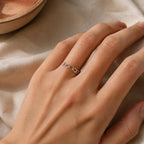 Curb Chain Ring – 4.45mm in solid gold, view 10