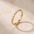 Bezel Lab-Grown Diamond Eternity Band – 2.2mm in solid gold